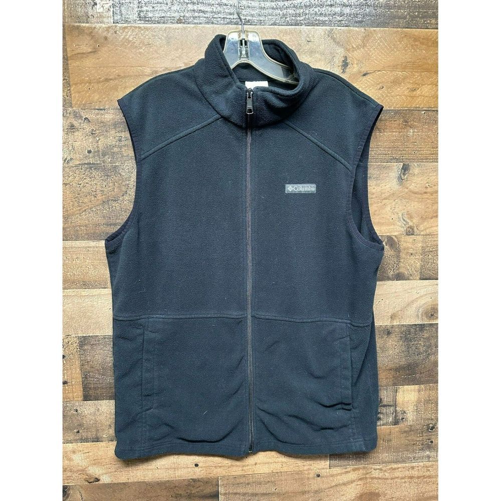 Columbia Men's Fleece Zip‎ Up Vest Size Large